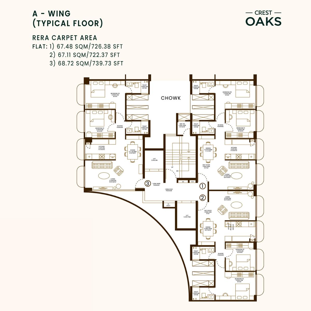 Crest-Oaks-Floor-Plan-Typical-Wing-A